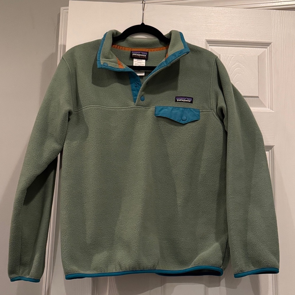 Patagonia Green Synchilla Fleece Pullover